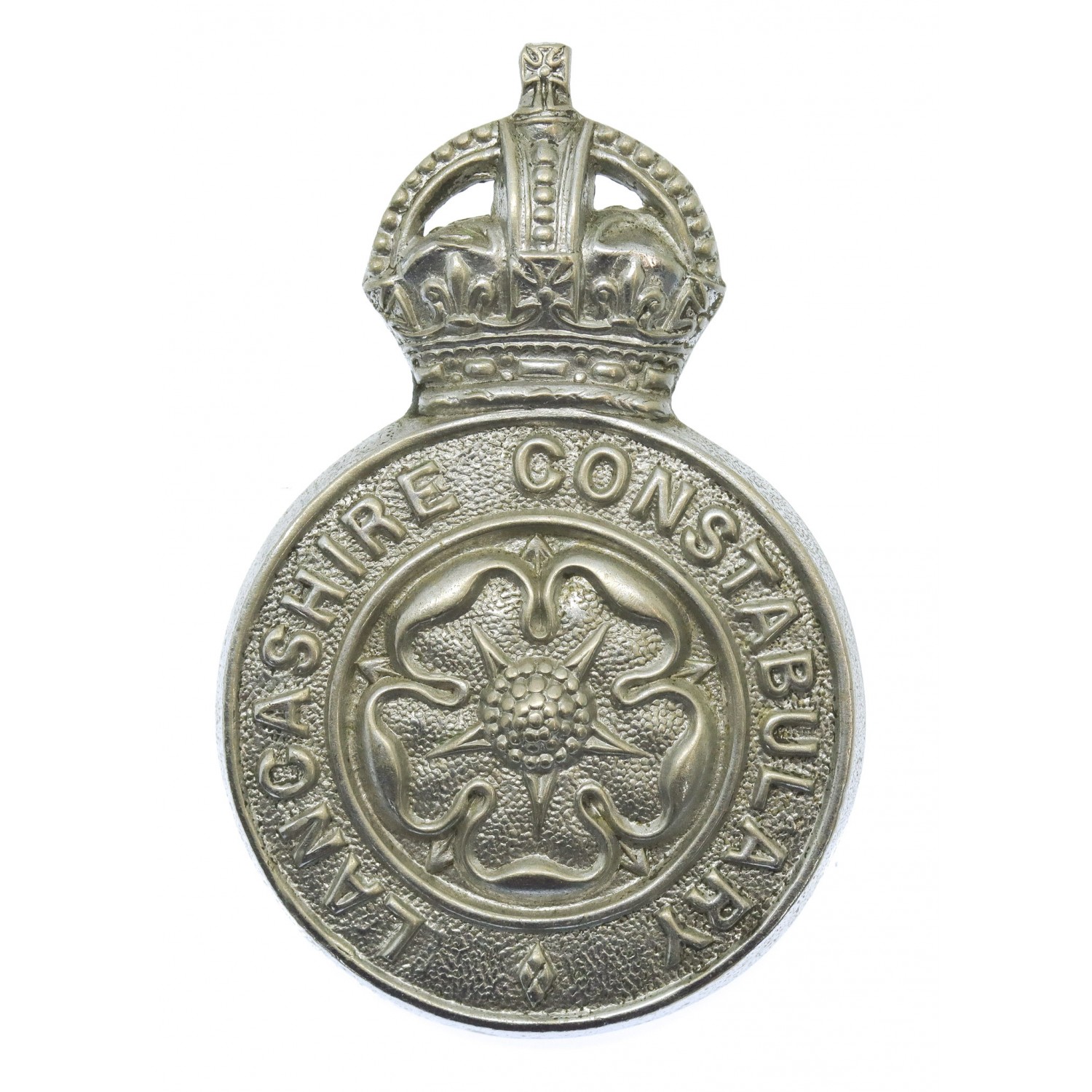 Lancashire Constabulary Cap Badge - King's Crown