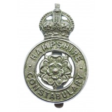 Hampshire Constabulary Cap Badge - King's Crown