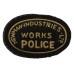 Newman Industries Ltd Works Police Cloth Cap Badge