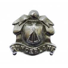 Sunderland Borough Police Chrome Collar Badge 