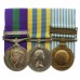 General Service Medal (Clasp - Palestine 1945-48) and Korean War Medal Group of Five - Gnr. G.W. Howell, Royal Artillery