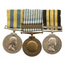 Queen's Korea Medal, UN Korea Medal and Africa General Service Medal (Clasp - Kenya) Medal Group of Three - Fus. H. Smith, Royal Northumberland Fusiliers