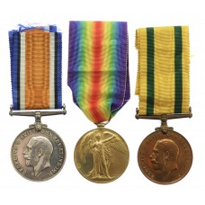 WW1 British War Medal, Victory Medal and Territorial Force War Medal Group of Three - Gnr. S.A. Canning, Royal Artillery