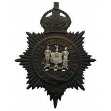 Sheffield City Police Night Helmet Plate - King's Crown 