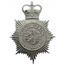 Somerset and Bath Constabulary Helmet Plate - Queen's Crown