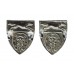 Pair of Leicestershire & Rutland Constabulary Collar Badges