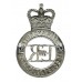 Leicester and Rutland Constabulary Cap Badge - Queen's Crown