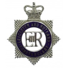 Leicester and Rutland Constabulary Senior Officer's Enamelled Cap