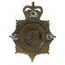 Manchester & Salford Police Night Helmet Plate - Queen's Crown