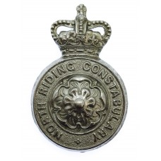 North Riding Constabulary Cap Badge - Queen's Crown