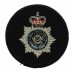 North Yorkshire Police Cloth Beret Badge -Queen's Crown