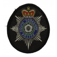 South Yorkshire Police Cloth Beret Badge - Queen's Crown