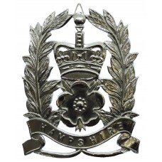 Hampshire Constabulary Constables Helmet Plate - Queen's Crown