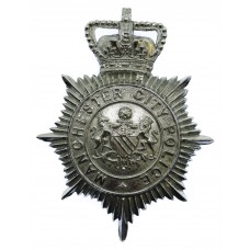 Manchester City Police Helmet Plate - Queen's Crown