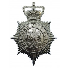 Bradford City Police Helmet Plate - Queen's Crown