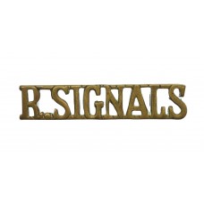 Royal Corps of Signals (R.SIGNALS) Shoulder Title
