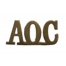 Army Ordnance Corps (A.O.C.) Shoulder Title