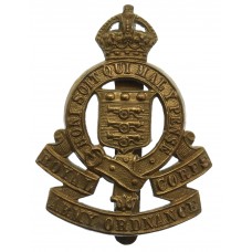 Royal Army Ordnance Corps (R.A.O.C.) Cap Badge - King's Crown