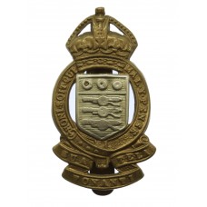 Royal Army Ordnance Corps (R.A.O.C.) Bi-Metal Cap Badge - King's Crown