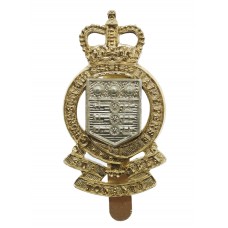 Royal Army Ordnance Corps (R.A.O.C.) Anodised (Staybrite) Cap Badge - Queen's Crown