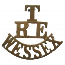 Wessex Territorials Royal Engineers (T/R.E./WESSEX) Shoulder Titl