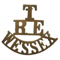 Wessex Territorials Royal Engineers (T/R.E./WESSEX) Shoulder Title