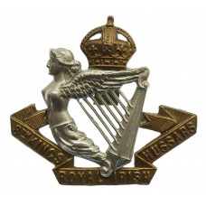 8th King's Royal Irish Hussars Cap Badge - King's Crown