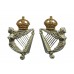 Pair of 8th King's Royal Irish Hussars Collar Badges - King;'s Crown