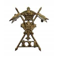 Victorian 21st (Empress of India's) Lancers Collar Badge