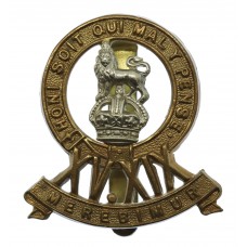 15th/19th King's Hussars Cap Badge - King's Crown