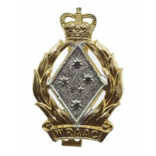 Women's Royal Australian Army Corps (W.R.A.A.C.) Anodised (Staybrite) Hat Badge - Queen's Crown