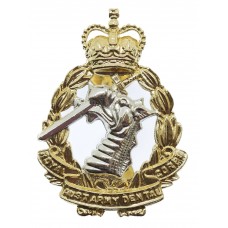 Royal Australian Army Dental Corps Anodised (Staybrite) Hat Badge - Queen's Crown