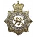 Australian Royal Tasmanian Regiment Anodised (Staybrite) Hat Badge - Queen's Crown