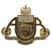 Australian Adelaide University Regiment Anodised (Staybrite) Hat Badge - Queen's Crown