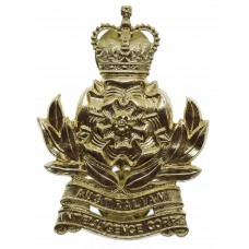 Australian Intelligence Corps Anodised (Staybrite) Hat Badge - Queen's Crown