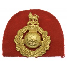 Royal Marines Sergeants Gilt Cap Badge - Queen's Crown