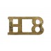 8th King's Royal Irish Hussars (8H) Shoulder Title