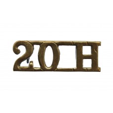 20th Hussars (20H) Shoulder Title