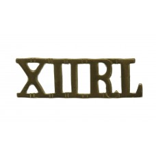 12th Royal Lancers (XIIRL) Shoulder Title