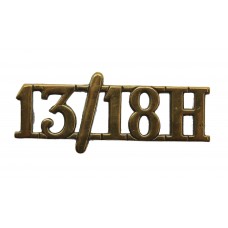 13th/18th Royal Hussars (13/18H) Shoulder Title