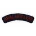 Royal Artillery (ROYAL ARTILLERY) Cloth Shoulder Title