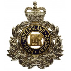 Australian Royal Queensland Regiment Anodised (Staybrite) Metal &
