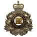 Australian Royal Queensland Regiment Anodised (Staybrite) Metal & Enamel Hat Badge - Queen's Crown