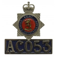 Kent County Constabulary Breast Badge - Queen's Crown