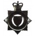 Norfolk Constabulary Senior Officer's Enamelled Cap Badge - Queen's Crown