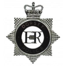 Dorset Police Senior Officer's Enamelled Cap Badge - Queen's Crown