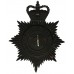 East Sussex Constabulary Night Helmet Plate - Queen's Crown