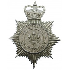 Flintshire Constabulary Helmet Plate - Queen's Crown