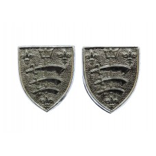 Pair of Essex and Southend-on-Sea Constabulary Collar Badges