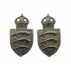 Pair of Essex Constabulary Collar Badges - King's Crown